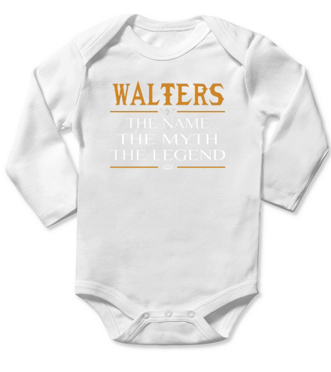Walters The Name The Myth The Legend Long Sleeve Baby One-Piece