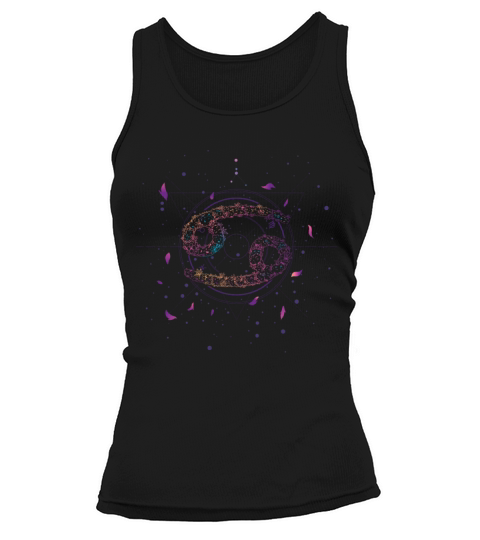 CANCER FLORAL ZODIAC SIGN Women's Tank Top