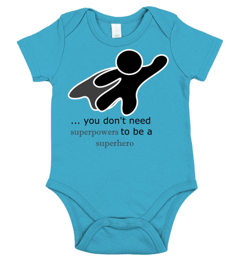 Superhero superpowers Short Sleeve Baby One-Piece