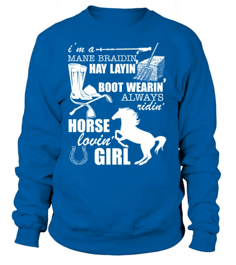 Horse Loving Girl Gift Women's Sweatshirt
