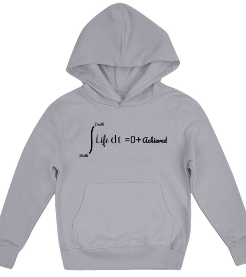 Life formula in Maths format Kids Hoodie