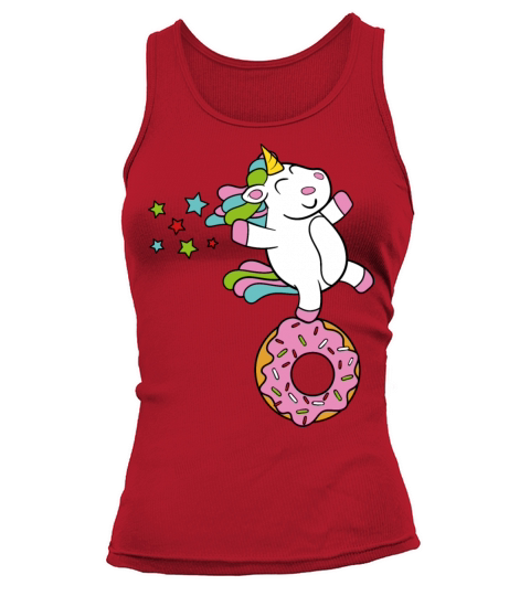 Unicorn Donut Women's Tank Top