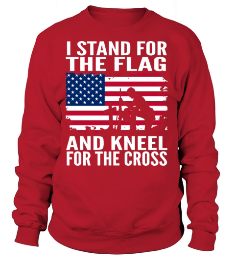 i stand for the flag and kneel for the cross patri Women's Sweatshirt