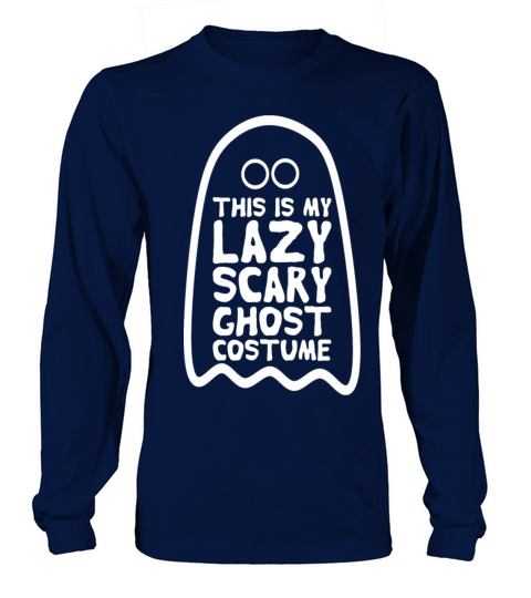 this is my lazy scary ghost costume for Halloween Men's Long Sleeve