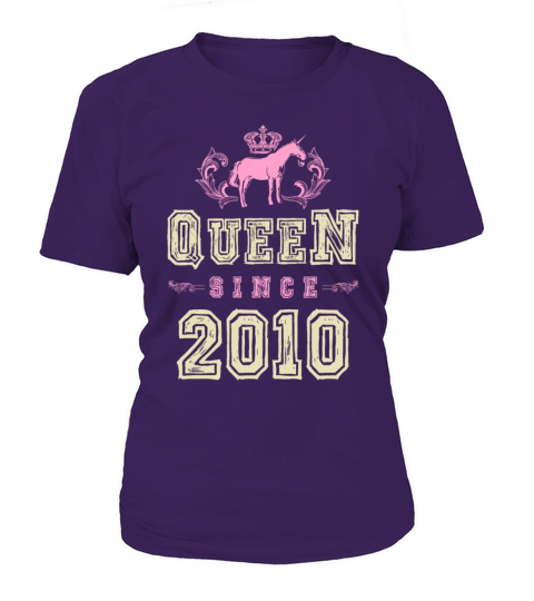 2010 Queen unicorn T-Shirt Woman