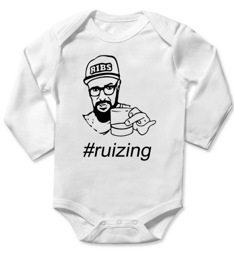 Hashtag Ruizing Portrait Long Sleeve Baby One-Piece