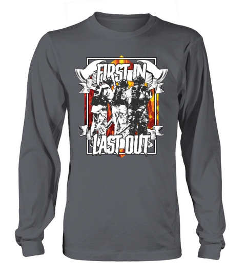 Fire Brigade First In Last Out Women's Long Sleeve