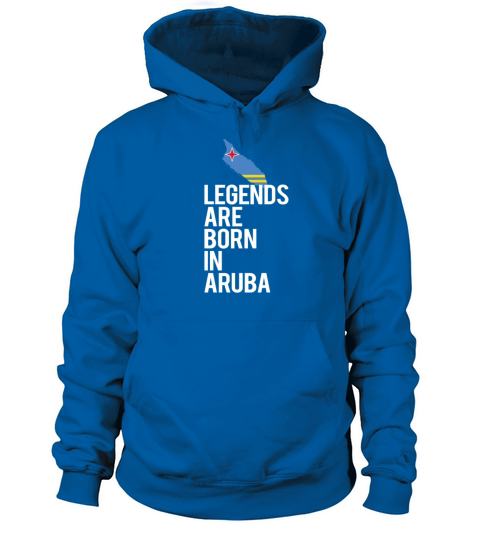 Legends are born in Aruba Women's Hoodie