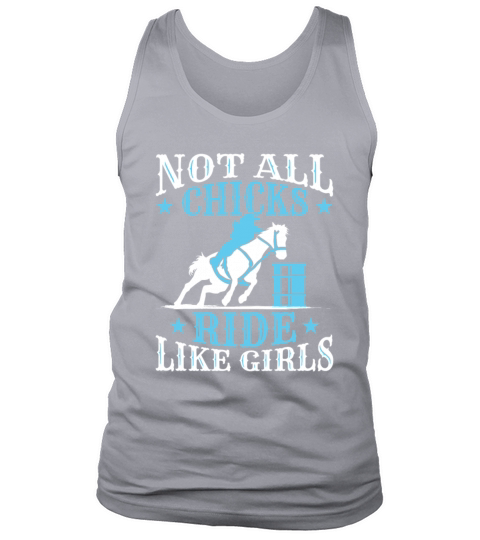 Barrel Racing Not All Chicks Ride Like Girls Men's Tank Top