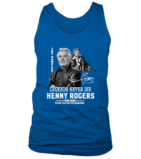 Legends Never Die Kenny Rogers 1938 2020 Signature Tank Top Unisex