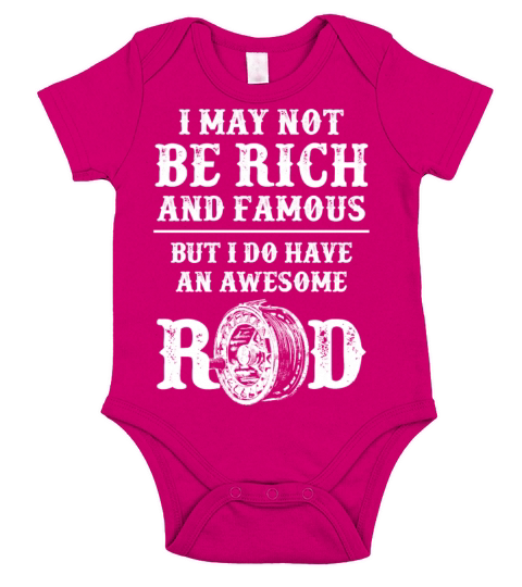 Fishing I may not be rich and famous but I do have Short Sleeve Baby One-Piece