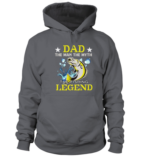 Dad the man the myth the fishing legend funny gift Women's Hoodie