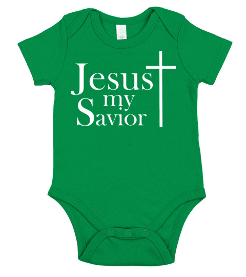 Jesus is my savior Short Sleeve Baby One-Piece