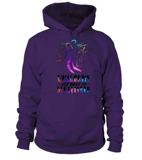 Unicorns are born in September Women's Hoodie
