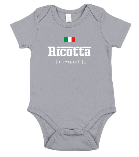 Italian Ricotta Brooklyn Short Sleeve Baby One-Piece