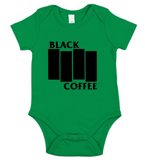 Black Flag Coffee - Coffee Mug Short Sleeve Baby One-Piece