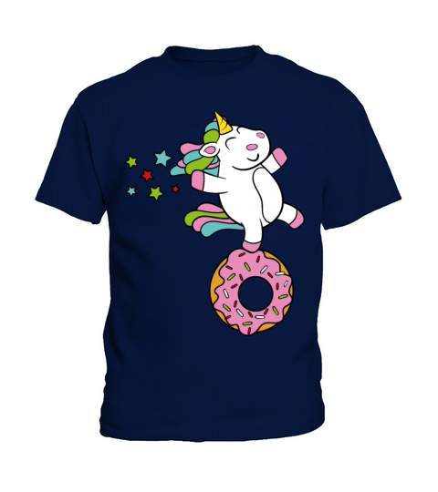 Unicorn Donut Kids T-Shirt