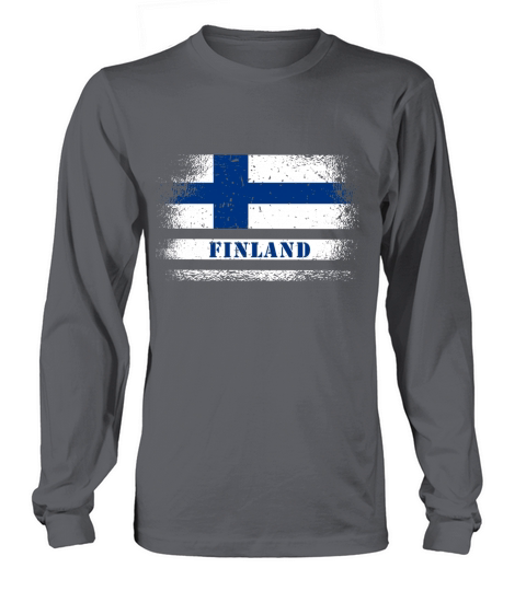 Finland Vintage Flag Men's Long Sleeve