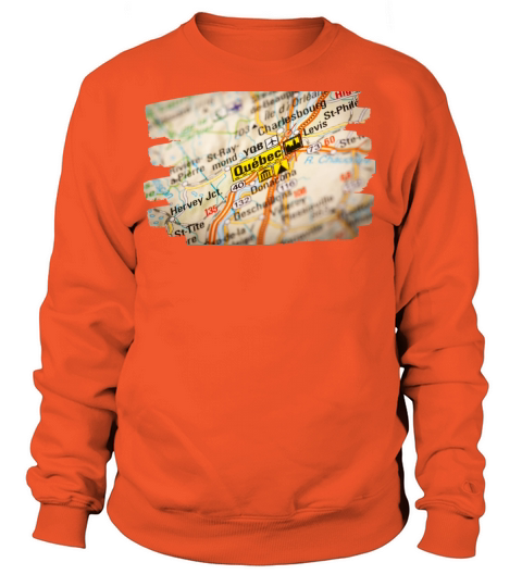 quebec map Women's Sweatshirt