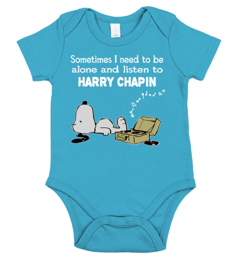 Sometimes I need to be alone and listen to Harry Chapin Short Sleeve Baby One-Piece