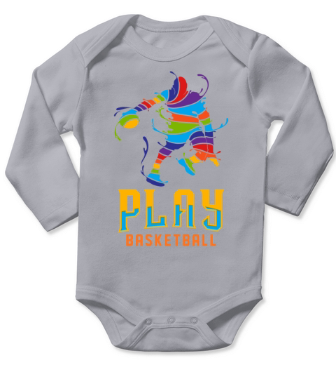 Basketball Long Sleeve Baby One-Piece