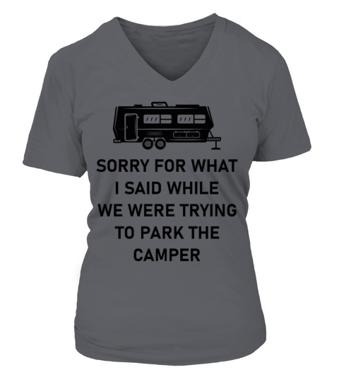 Camping Camper Vacation Gift Women's V-Neck T-shirt