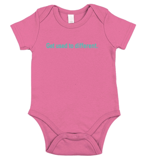 Get used to different shirt Short Sleeve Baby One-Piece