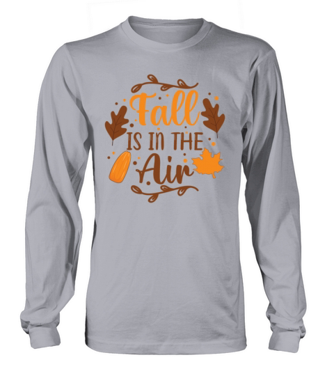 Fall is in the air with acorn and maple leaves Women's Long Sleeve