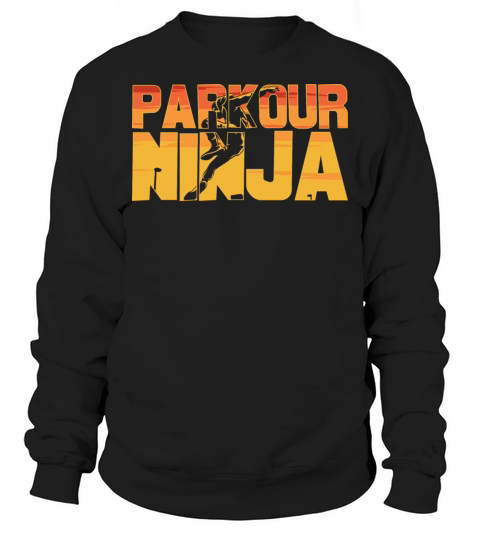 Parkour Ninja Retro Vintage Urban Lovers Sweatshirt Unisex