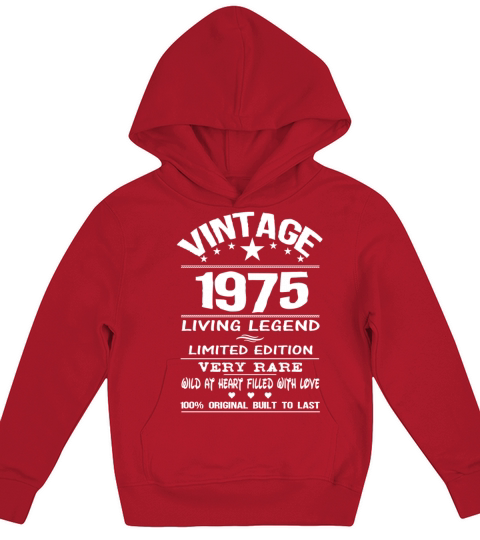 VINTAGE 1975 Kids Hoodie