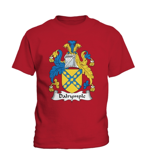 Dalrymple Family Crest Scottish Family Crests Kids T-Shirt