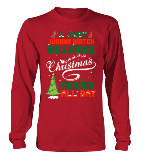 Watch Hallmark Christmas Movies All Day Women's Long Sleeve