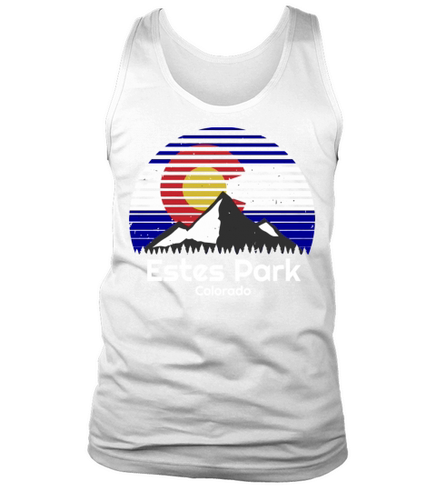 Estes Park Colorado Rocky Mountain Hiking Men's Tank Top