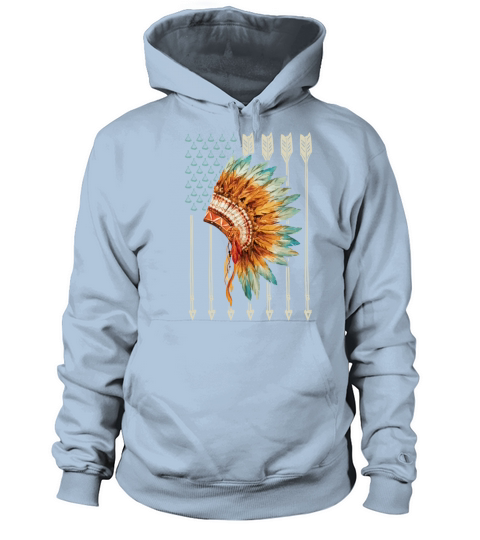Native American Flag USA Arrow Gift Women's Hoodie