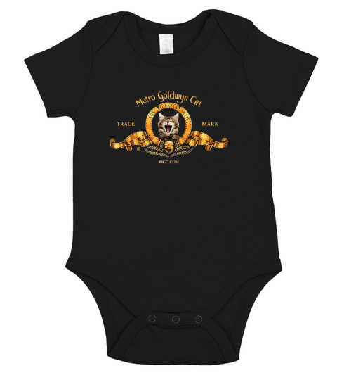 Metro Goldwyn Cat Short Sleeve Baby One-Piece