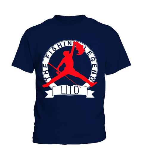 Jumpman the fishing legend your name Kids T-Shirt