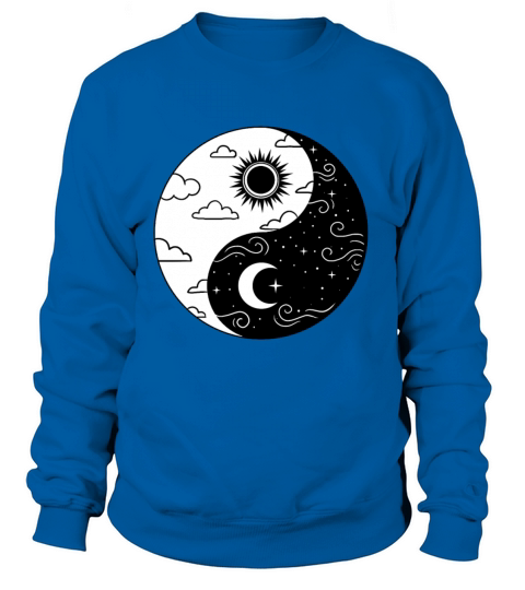 Yin Yang Sun And Moon Women's Sweatshirt