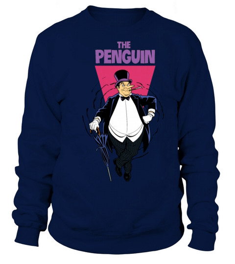 DC Comics Batman Villain The Penguin Vintage Women's Sweatshirt