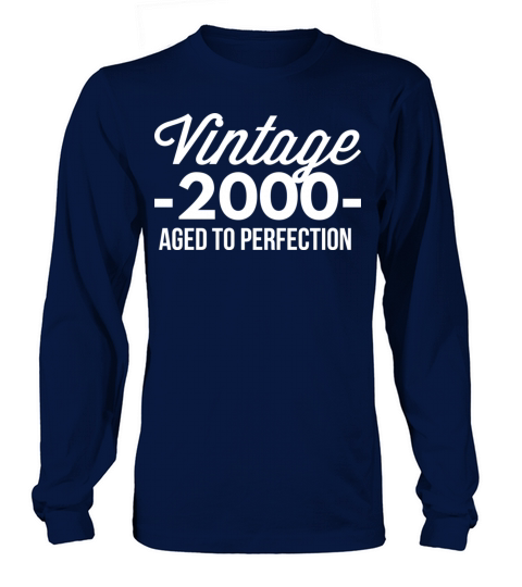 Vintage 2000 aged to perfection Men's Long Sleeve