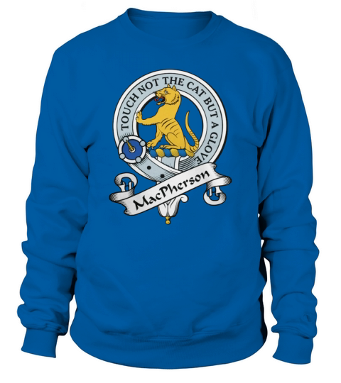 MacPherson Clan Badge Scottish Clan Badges Sweatshirt Unisex