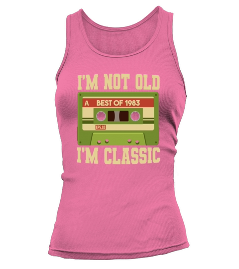 Im Not Old Im A Classic 1983 Vintage Cassette Women's Tank Top