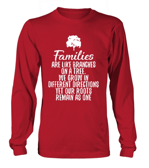 Families are Like Brances On a Tree Women's Long Sleeve