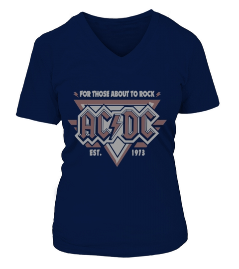 ACDC - Est. 1973 T-Shirt V-neck T-Shirt Woman