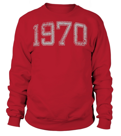 1970 Year Vintage Women's Sweatshirt