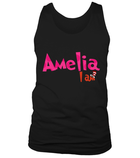 Amelia Dr Seuss Read Across America girl Name 2020 - Baby Onesie Tank Top Unisex