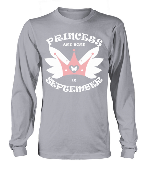 Princess Are Born In September Men's Long Sleeve