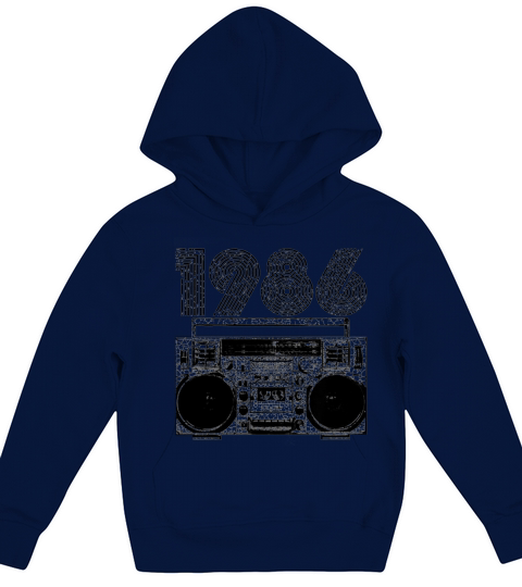 1986 Boombox Kids Hoodie