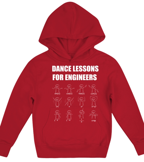 Engineering Dance Lessons Funny Mathematician Gift Kids Hoodie
