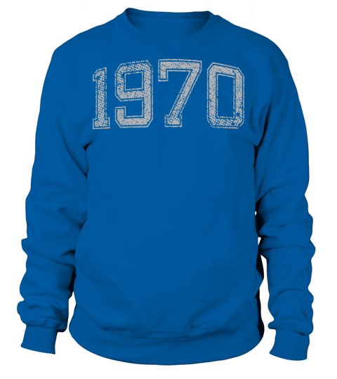 1970 Year Vintage Men's Sweatshirt
