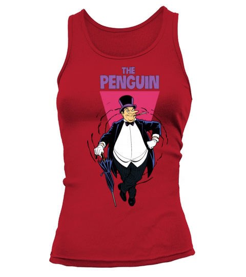 DC Comics Batman Villain The Penguin Vintage Women's Tank Top